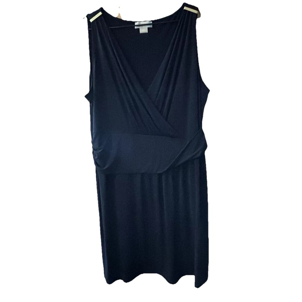 Michael Kors Dress 3X Crisscross Top Sleeveless Professional Career Wear Plus Sz